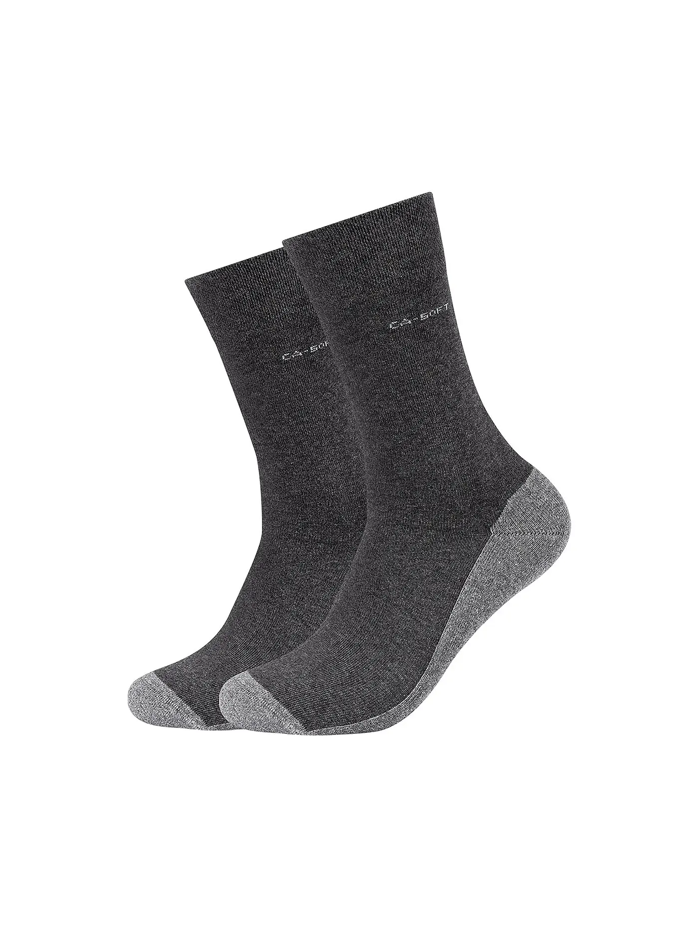 CAMANO | Socken 2er Pkg anthrazit | 